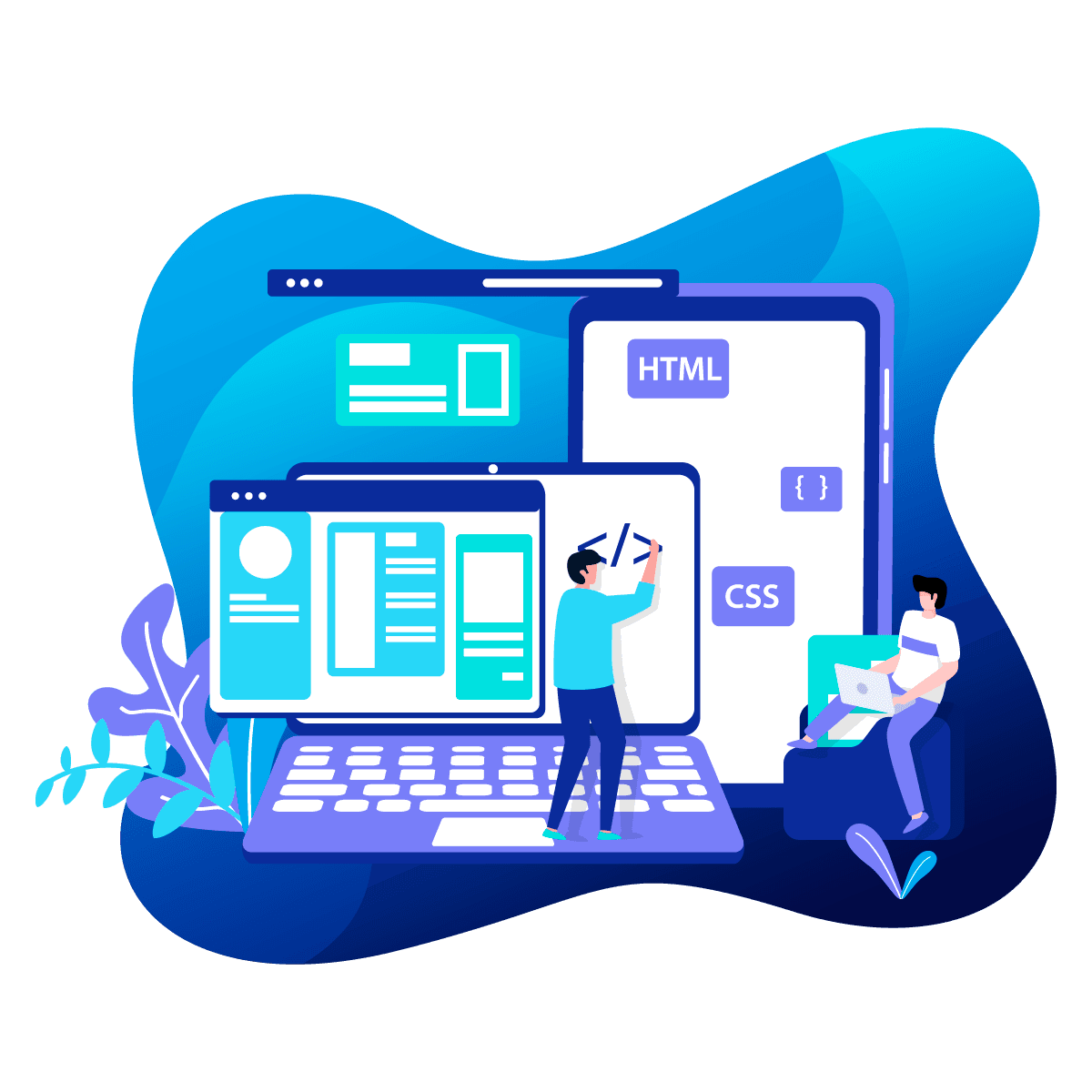 Frontend Developer illustration